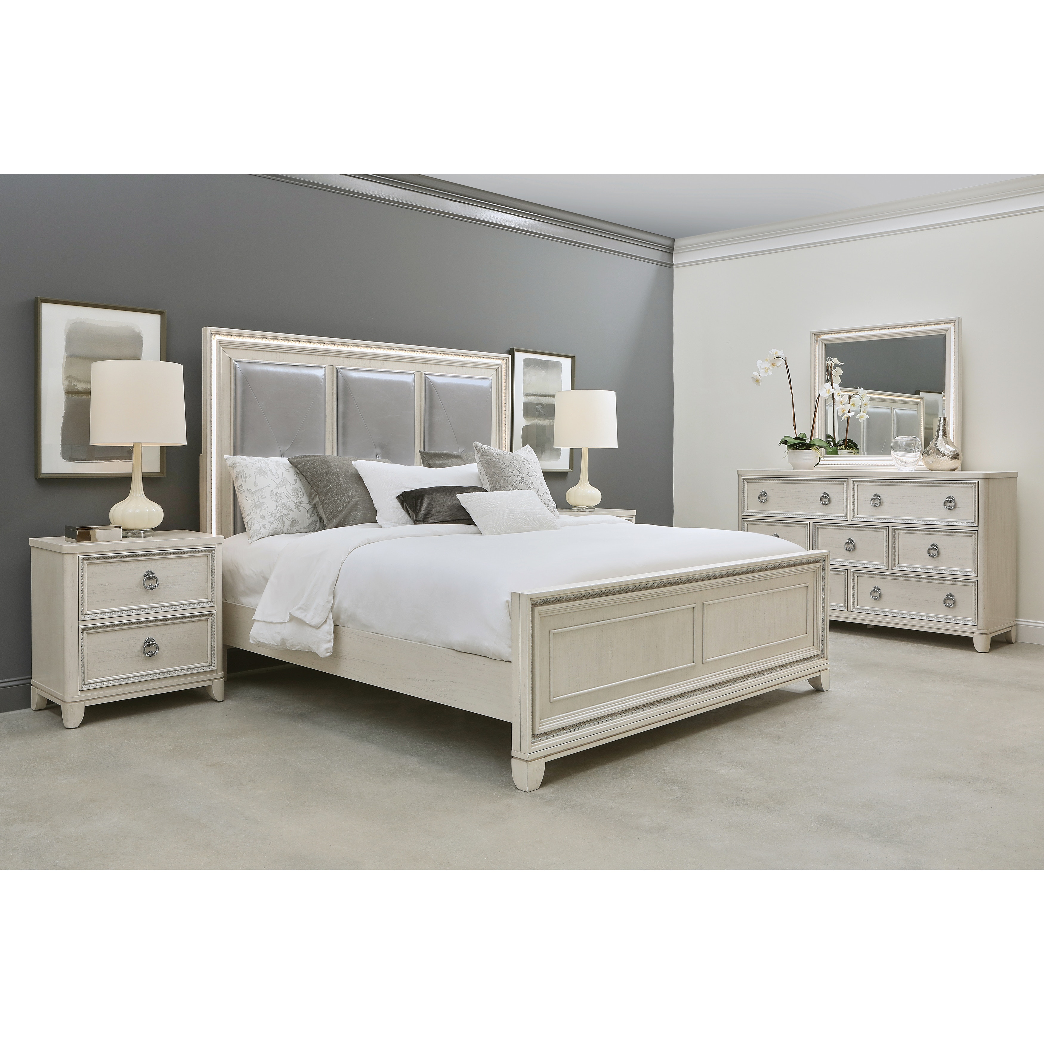 SLF Bedroom Orleans Queen/King Set of Side Rails S884-400